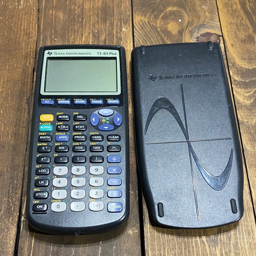 Texas Instruments TI-83 Plus Graphing Calculator - Black and Blue - Picture 2 of 12
